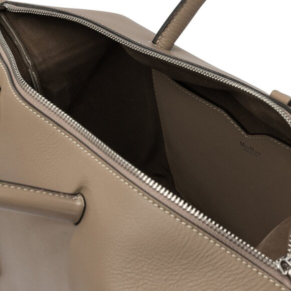 Max Mara Medium natural leather bowler bag - Picture 5 of 16